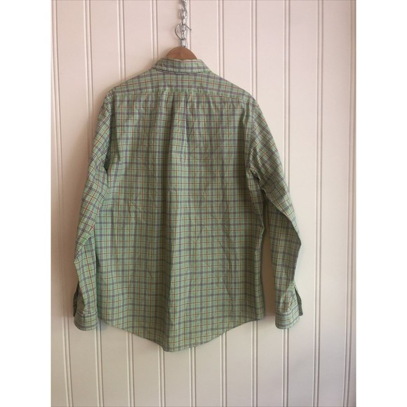 Ralph Lauren Shirt Mens Extra Large Green Pink Blue Plaid Button Down‎ Casual - Picture 6 of 6